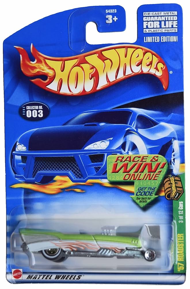 ミニカー Hot Wheels Chevrolet 57 ROADSTER 2001 Hot Wheels '57 Roadster GMTM | eBay